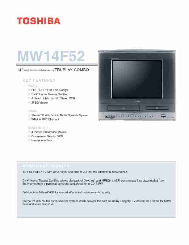 Toshiba DVD VCR Combo MW14F52-page_pdf